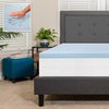 Flash Furniture Capri Comfortable Sleep 2 inch Cool Gel Mattress Topper with CertiPUR-US Certified Memory Foam - King MR-M35-2-K-GG